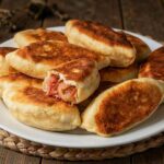 Пісні пиріжки з яблуками на сковороді